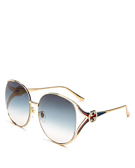 cheap gucci round glasses|gucci women's oversize round sunglasses.